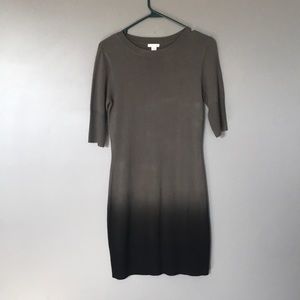 Xhilaration sweater dress black gray Sz M